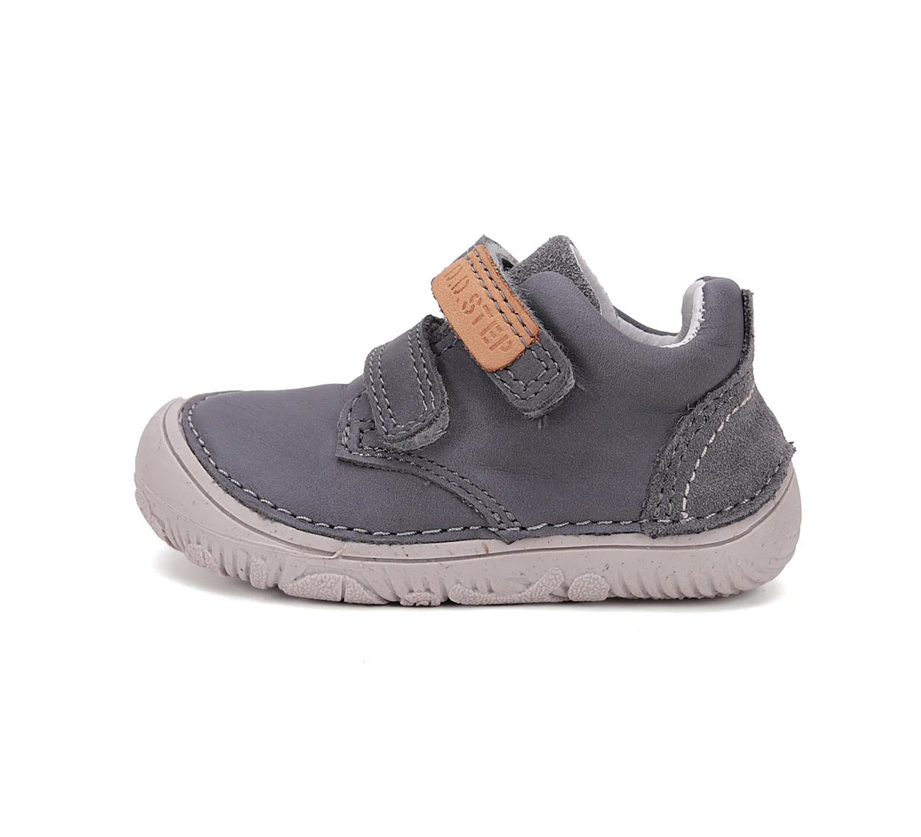 Pantof Barefoot din piele naturală - ''Light Gray''