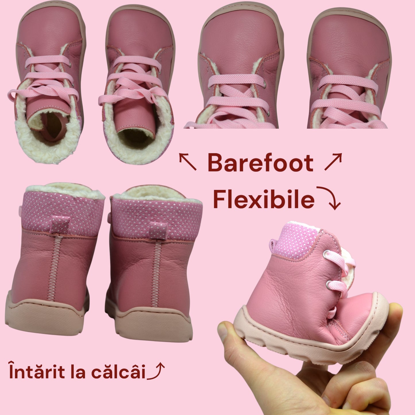 Ghete Pink Barefoot