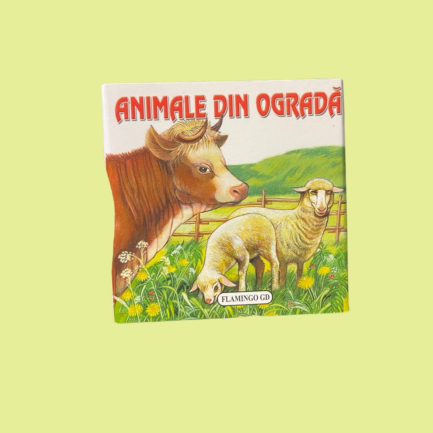 Carte pliant cu animale din ograda