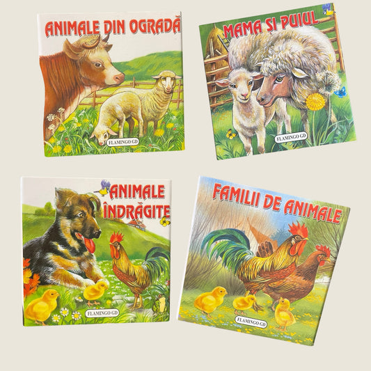 Carte pliant cu animale din ograda