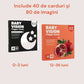 Set 80 imagini stimulare vizuala, cognitiva si senzoriala bebelusi si copii