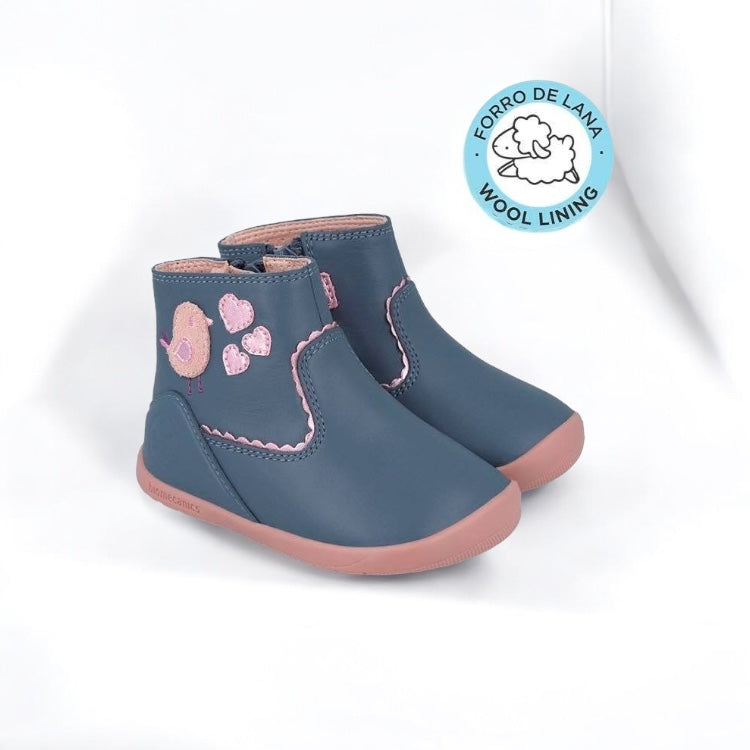 Cizmulițe Barefoot cu lână naturală ,,Little Bird'' - Biomecanics
