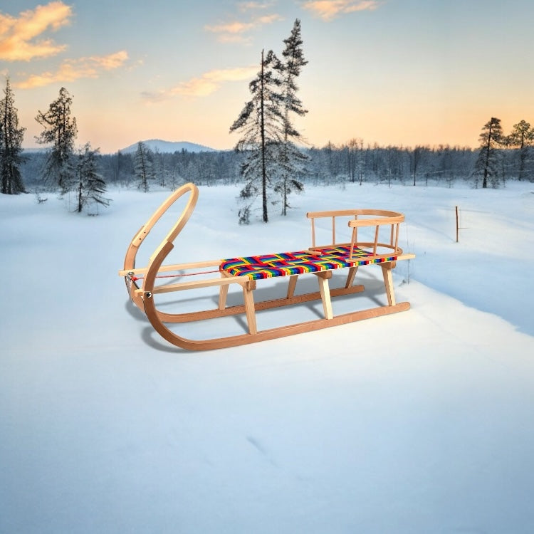 Sanie din lemn Family 120 cm