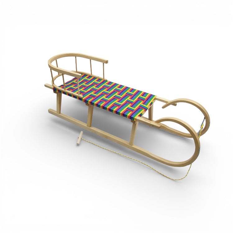 Sanie din lemn Family 120 cm