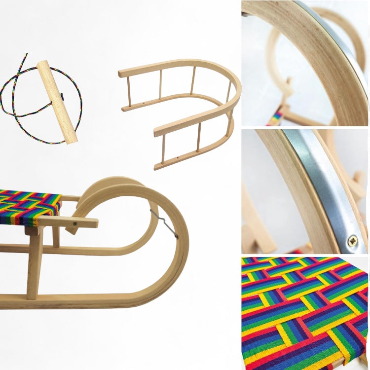 Sanie din lemn Family 120 cm