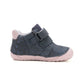 Pantofi barefoot  din piele naturală - Blue Atumn Flowers