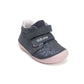 Pantofi barefoot  din piele naturală - Blue Atumn Flowers