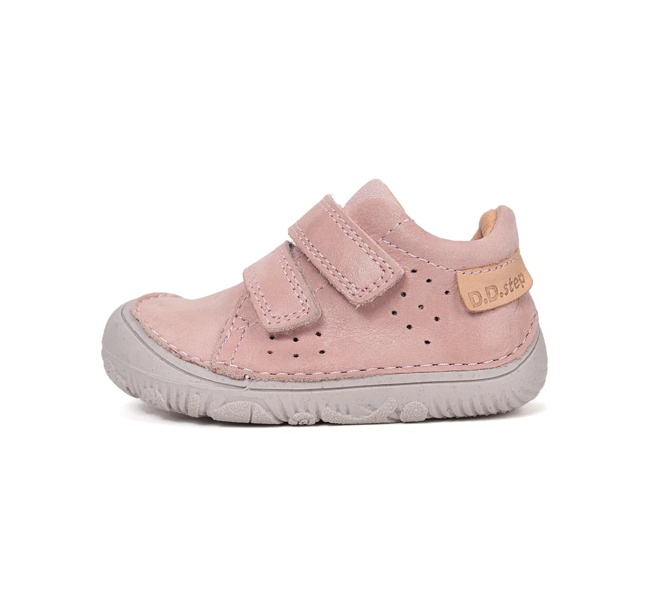 Pantofi barefoot pentru copii din piele naturală- Flexy Pink