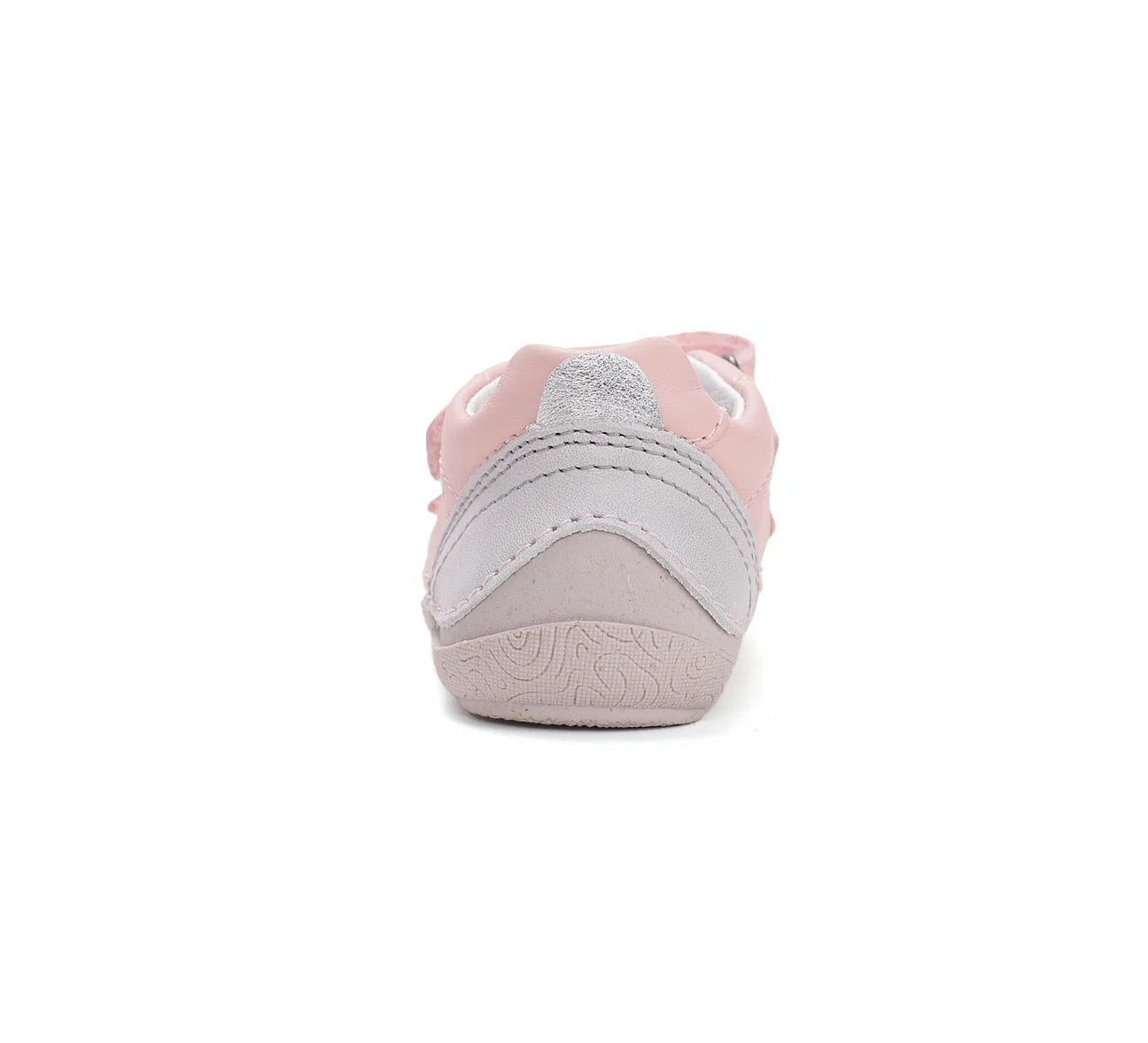 Pantofi barefoot pentru copii din piele naturală- Pink Confort