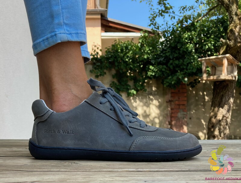 Pantofi Barefoot Stitch & Walk – piele naturală